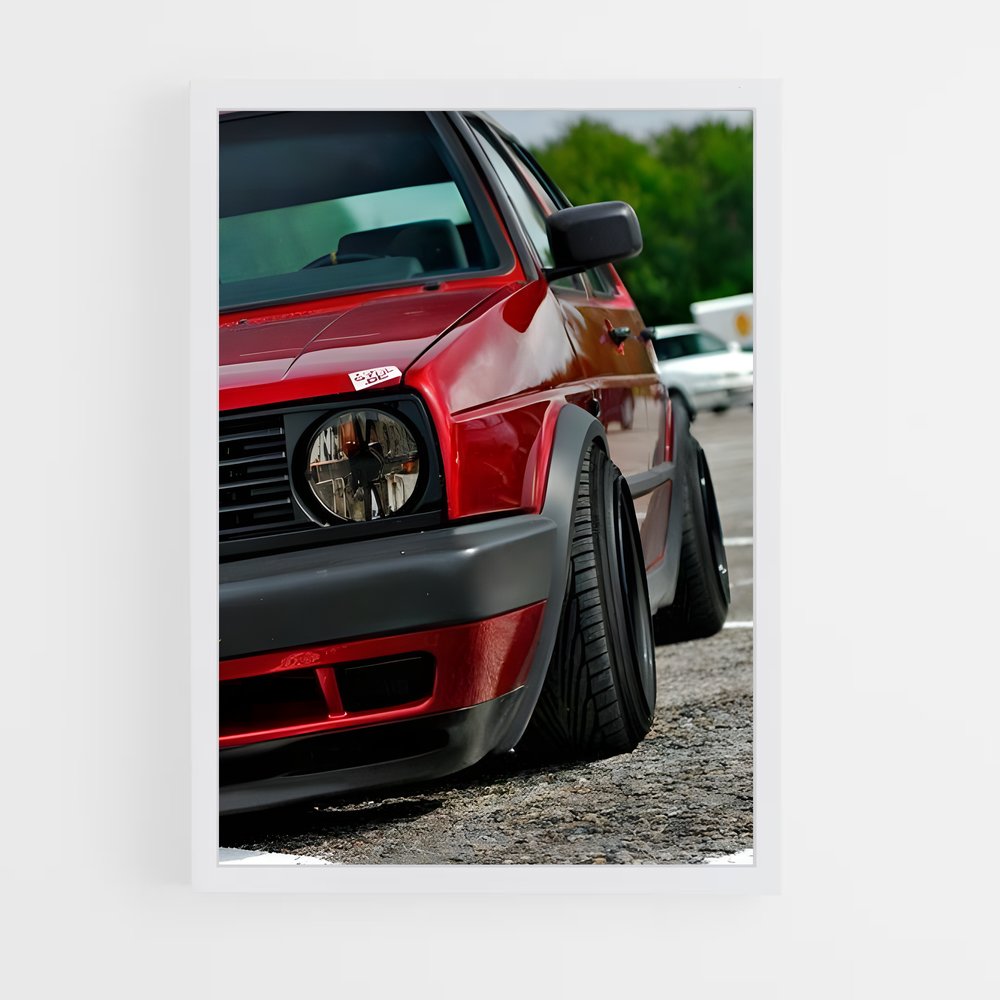Poster GTI Passion – affiche Volkswagen (vue 3)
